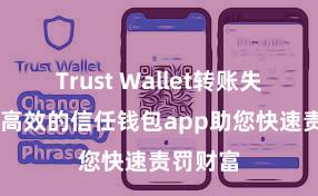 Trust Wallet转账失败 安全高效的信任钱包app助您快速责罚财富